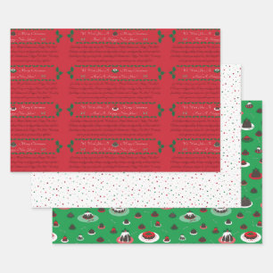 Coordinating set- Christmas Wrapping Paper