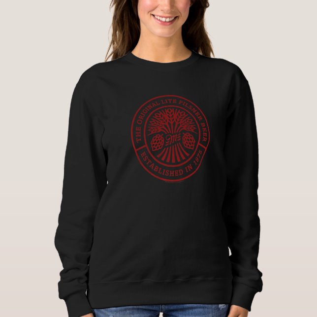 Coors Original Lite Pilsner Hop Circle Design Prem Sweatshirt (Front)