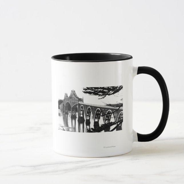 Coos Bay Bridge PhotographNorth Bend, OR Mug (Right)