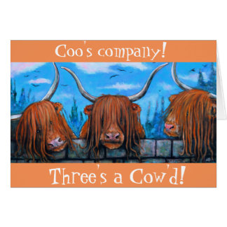 Coo's Company, Three's a cow'd.