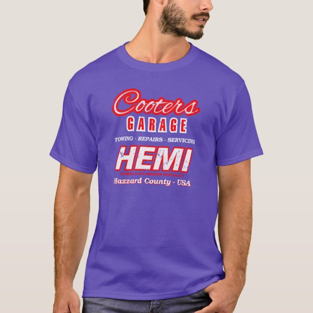 Cooters Garage Hemi Muscle vintage T-Shirt (Front)