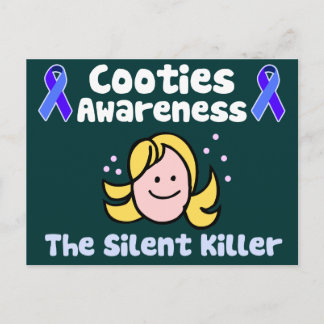 Cooties Awareness Postcard