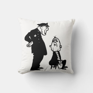 Cop and burglar cushion