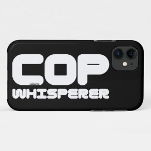 COP WHISPERER funny copwatcher auditing gift idea  Case-Mate iPhone Case