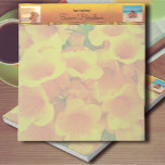 Copa de Oro Notepad<br><div class="desc">Painting “Copa de Oro” Collection Jotting notes is more fun with your custom notepad! Printed in sharp and full colour, these notepads look great with this design. Featuring 40 easy tear-away pages of quality paper, custom notebooks are perfect for the home or office. Personalise on the product page or click...</div>
