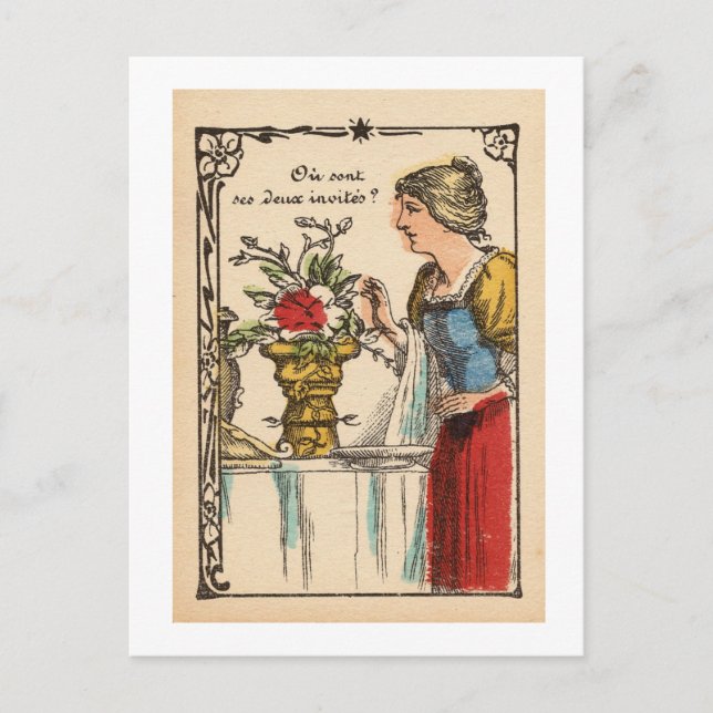 Copa de Rubin II / Rubin´s vase II Postcard (Front)