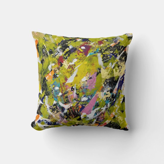 Copacabana 16 x 16 Poly Throw Pillow (Front)