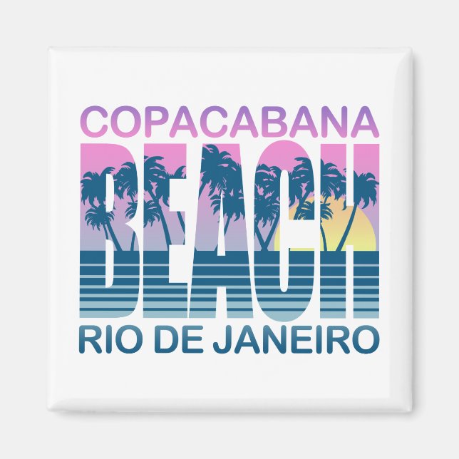 Copacabana Beach Magnet (Front)