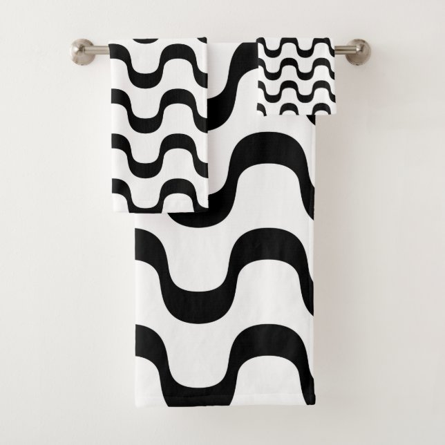 Copacabana Boardwalk  Bath Towel Set (Insitu)