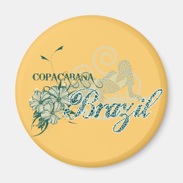 Copacabana Brazil Tshirts and Gifts Magnet (Front)