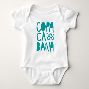 Copacabana RJ Baby Bodysuit