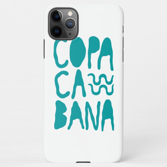 Copacabana RJ iPhone Case (Back)
