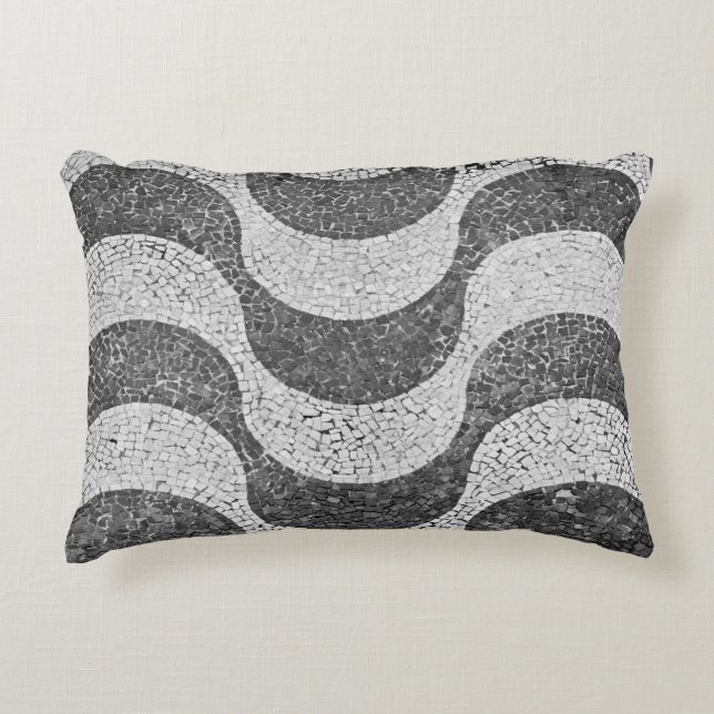 Copacabana Sidewalk Decorative Cushion (Front)