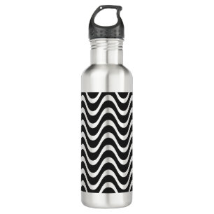 Copacabana Waves Abstract Art 710 Ml Water Bottle