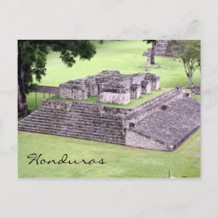 copán ruins honduras postcard