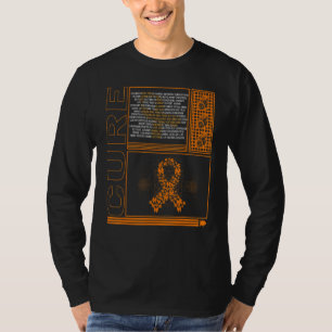 COPD Awareness Cure COPD Orange Ribbon Butterfly L T-Shirt