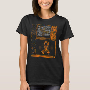 COPD Awareness Cure COPD Orange Ribbon Butterfly L T-Shirt