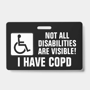 COPD Awareness ID Badge