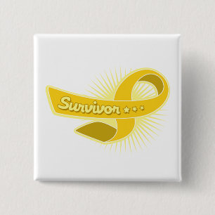 COPD Survivor 15 Cm Square Badge