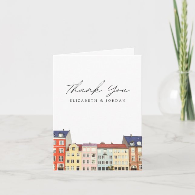 Copenhagen Blank Thank You Card (Front)