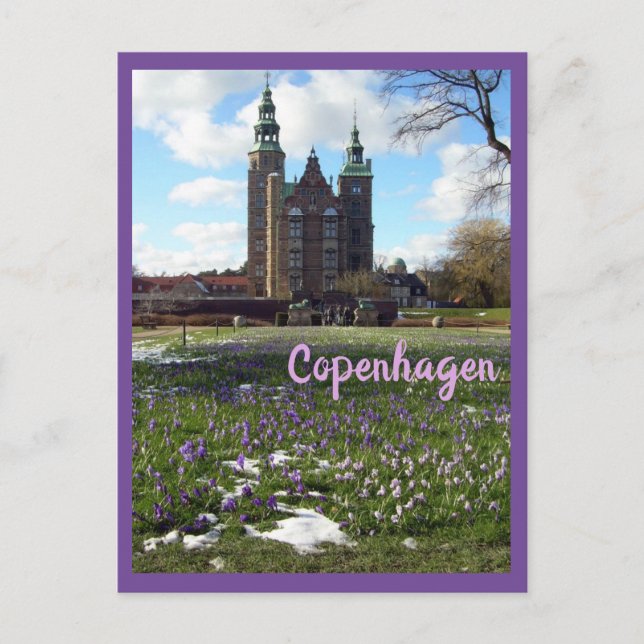 Copenhagen Castle (Rosenborg Slot) Postcard (Front)