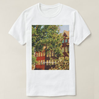 Copenhagen cityscape - Denmark T-Shirt