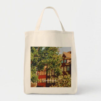 Copenhagen cityscape - Denmark Tote Bag