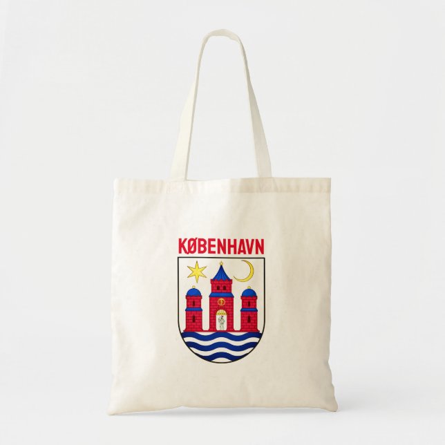Copenhagen coat of arms - DENMARK Tote Bag (Front)