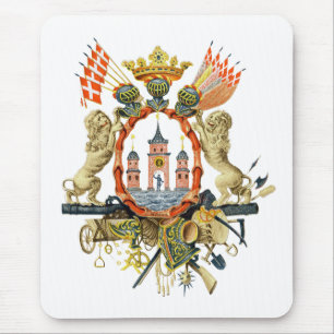 Copenhagen Coat of Arms Mouse Pad