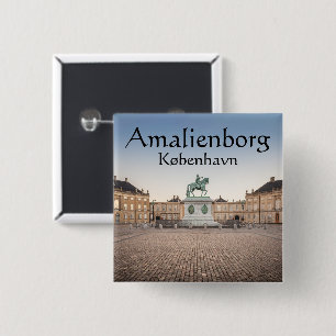 Copenhagen Denmark 15 Cm Square Badge