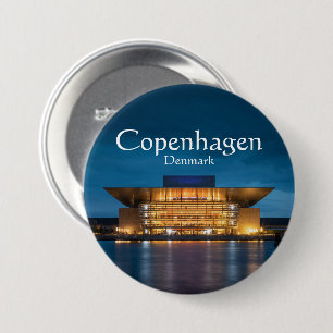 Copenhagen Denmark 7.5 Cm Round Badge