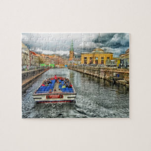 Copenhagen Denmark Canal Jigsaw Puzzle