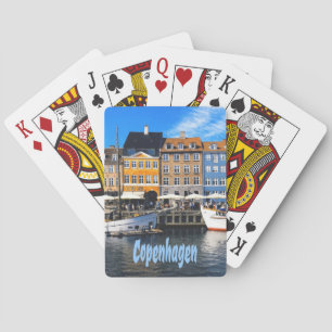 Copenhagen Denmark Capital Canal Homes Nyhavn Playing Cards