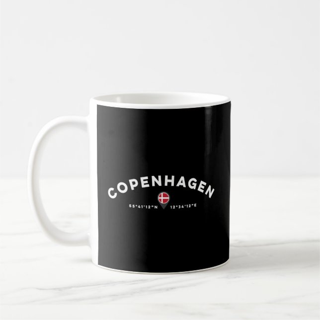 Copenhagen Denmark Coffee Mug (Left)
