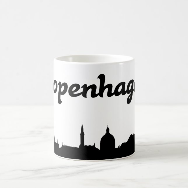 Copenhagen Denmark Landmark Gift Mug (Center)