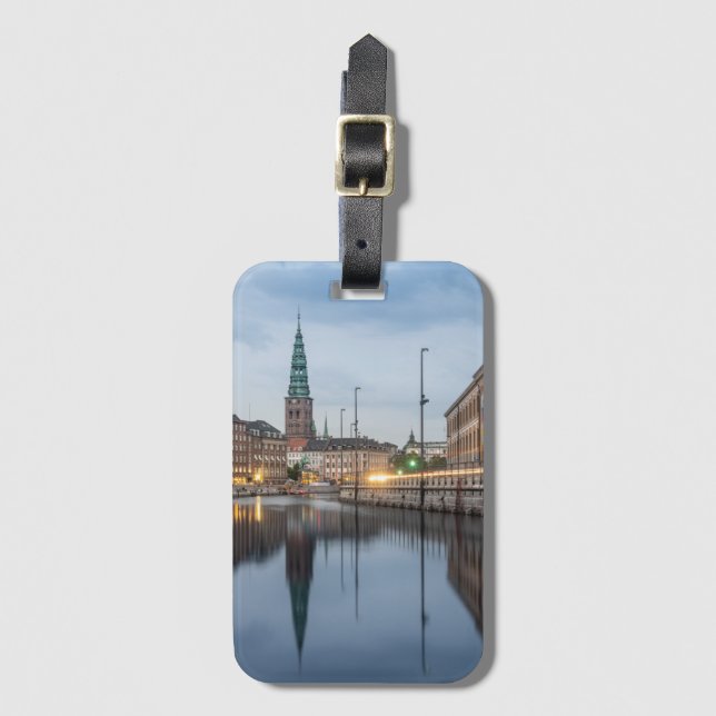 Copenhagen Denmark Luggage Tag (Front Vertical)