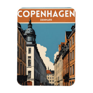 Copenhagen Denmark Magnet