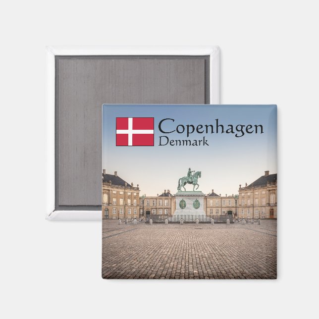 Copenhagen Denmark Magnet (Front/Back)