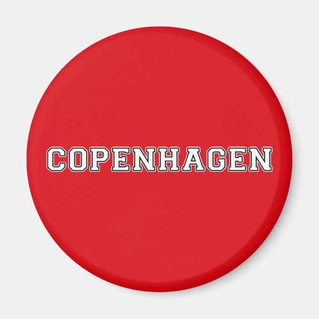 Copenhagen Denmark Magnet (Front)