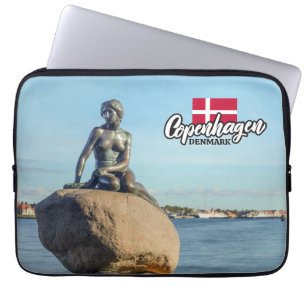 Copenhagen Denmark Mermaid Laptop Sleeve