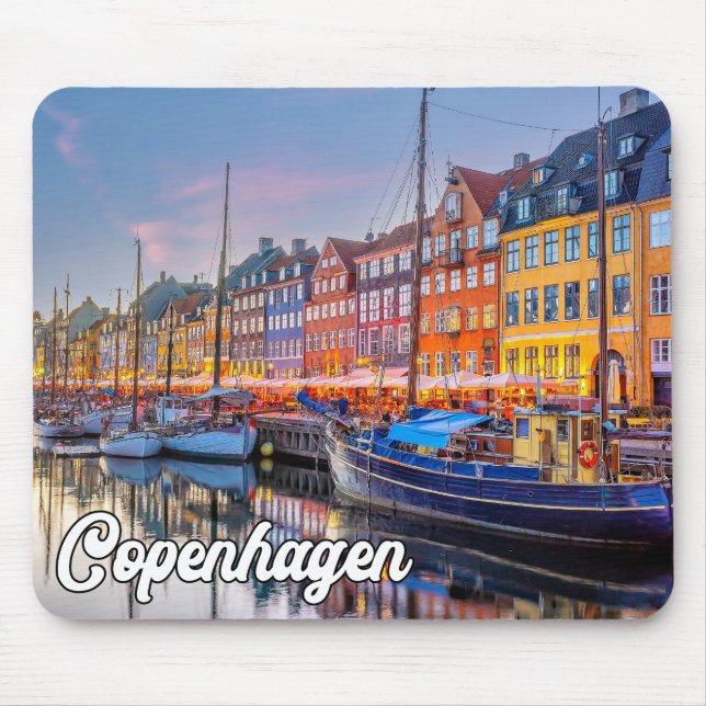 Copenhagen, Denmark Mouse Pad (Front)