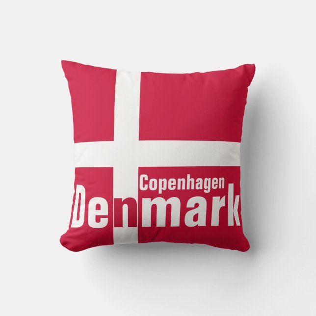 Copenhagen, Denmark Pillow (Front)