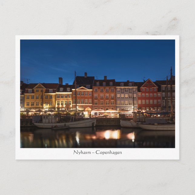 Copenhagen Denmark Postcard (Front)