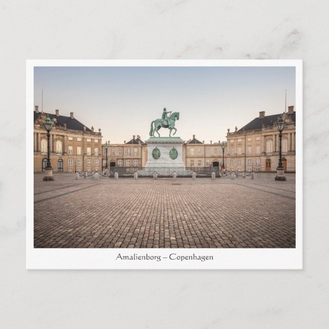 Copenhagen Denmark Postcard (Front)