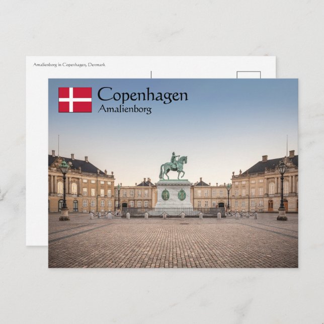 Copenhagen Denmark Postcard (Front/Back)