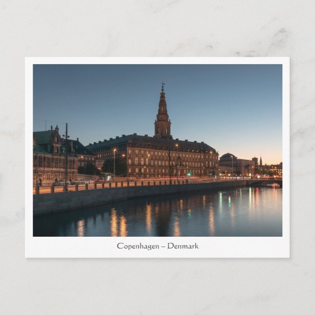 Copenhagen Denmark Postcard (Front)