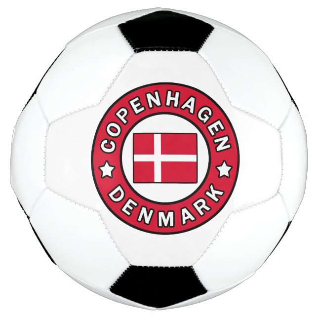 Copenhagen Denmark Soccer Ball (Front)