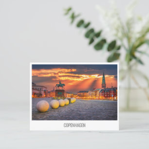 Copenhagen, Denmark travel postcard