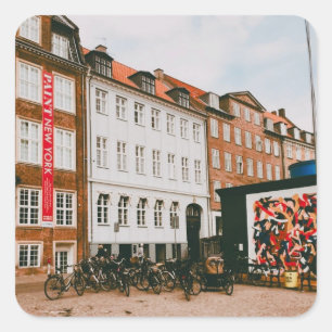Copenhagen Exploring  Square Sticker