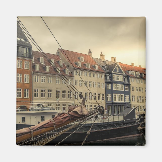 Copenhagen Nyhavn Magnet (Front)